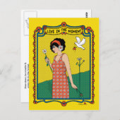 Leef in het moment_B_ Briefkaart (Voorkant / Achterkant)