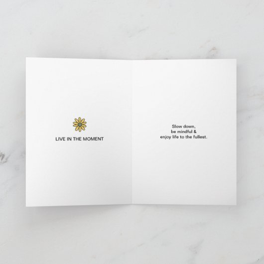 Leef in het moment_C_Greeting Kaart (Binnen)