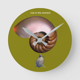 Leef in het moment. Geniet van de dag Ronde Klok
