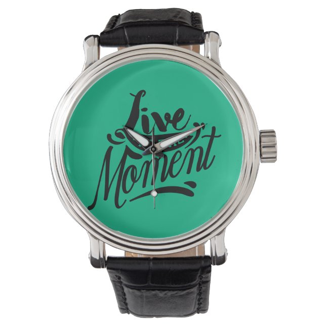 Leef in het Moment Horloge (Voorkant)