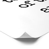 Leef in het Poster van Ignorance (Hoek)