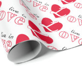Leef in liefde cadeaupapier (Rol Hoek)