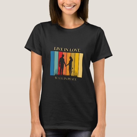 Leef in liefde dames t-shirt (Voorkant)