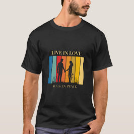 Leef in liefde heren t-shirt