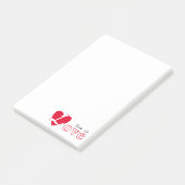 Leef in liefde post-it® notes (Schuin)