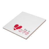 Leef in liefde tegeltje (Zijkant)