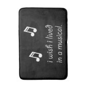 Leef in Musical Badmat (Voorkant Verticaal)