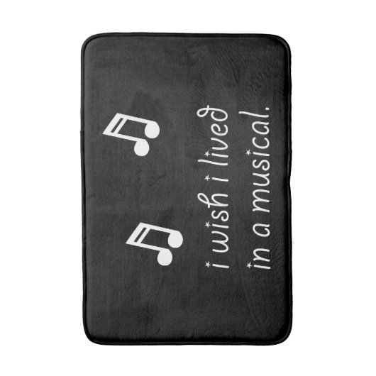 Leef in Musical Badmat (Voorkant Verticaal)