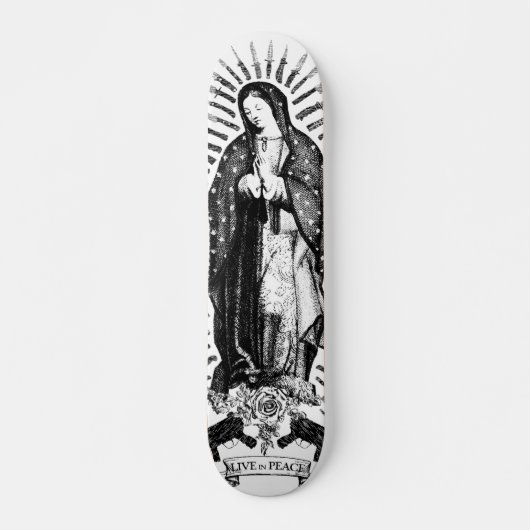 LEEF IN VREDE PERSOONLIJK SKATEBOARD (Voorkant)