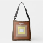 Leef in vrede- Rassiale harmonie 2 Crossbody Tas (Voorkant)