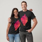 Leef je beste leven, rozen t-shirt (Unisex)