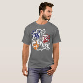 leef je doel t-shirt (Voorkant volledig)