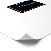 Leef je dromen Poster Yellowstone (Hoek)