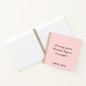 Leef Je Dromen Roze Ontwerp Notitieboek (Binnen)