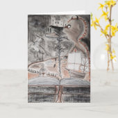 "Leef je dromen" Verjaardagskaart Kaart (Gele Bloem)