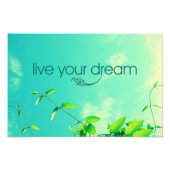 Leef je droom. Vibrant Sky Foto Afdruk (Voorkant)