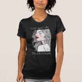 Leef je leven als een Hurricane Woman's T-shirt (Voorkant)