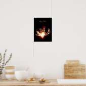 Leef je leven als een vuurwerk! poster (Keuken)
