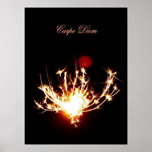 Leef je leven als een vuurwerk! poster (Voorkant)