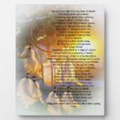 Leef je leven, Chief Tecumseh dreamcatcher Fotoplaat (Voorkant)