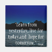 Leef je leven magneet (Voorkant)