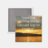 Leef je leven magneet (Voorkant / Achterkant)