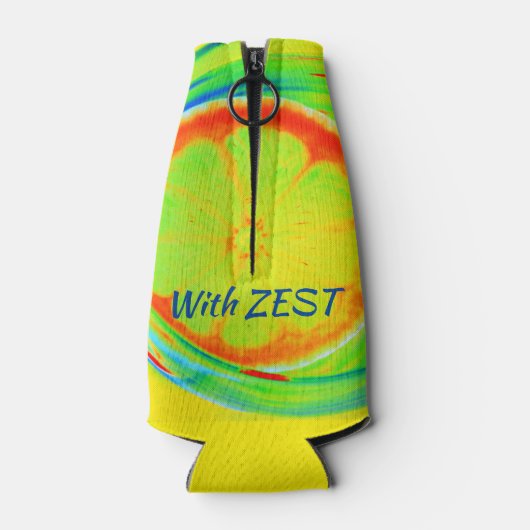 Leef je leven met Zest Flesjeskoeler (Achterkant)