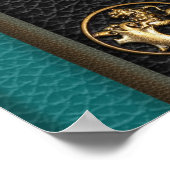 "Leef je leven" van Chief Tecumseh Poster (Hoek)