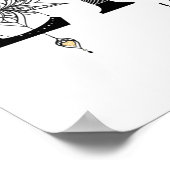 Leef je leven vis Sterren Lotus maan Zon muur Kuns Poster (Hoek)