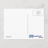 Leef je leven zoals vandaag je laatste dag is briefkaart (Achterkant)