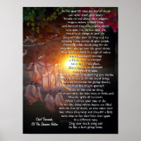 "Leef je leven" zonsondergang Tecumseh Dreamweaver