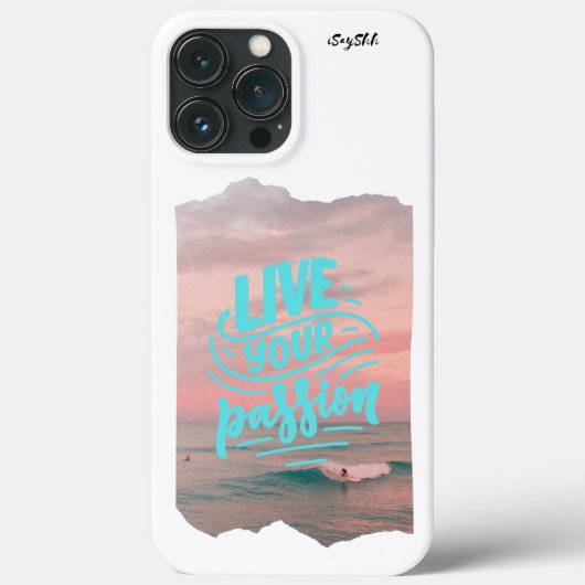 leef je passie Case-Mate iPhone case (Achterkant)