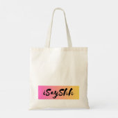 leef je passie tote bag (Achterkant)