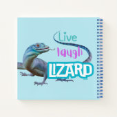 Leef Lach Hagedis Notitieboek (Achterkant)