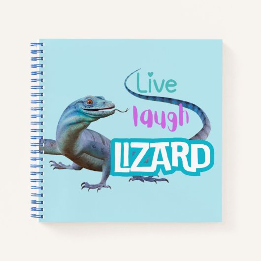 Leef Lach Hagedis Notitieboek (Voorkant)