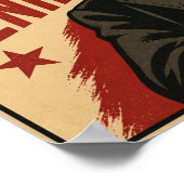 Leef Lach Lenin Poster (Hoek)