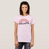 Leef Lach Lesbienne T-shirt (Voorkant volledig)