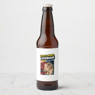 Leef Lach Lesbisch Bier Etiket
