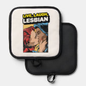 Leef Lach Lesbisch Pannenlap (Voorkant / Achterkant)
