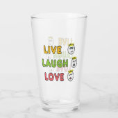 Leef Lach Lief Glas (Achterkant)