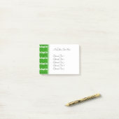 Leef Lach Lief Groene Positieve Boodschap Post-it® Notes (Op bureau)