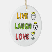 Leef Lach Lief Keramisch Ornament (Rechts)