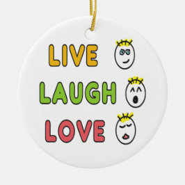 Leef Lach Lief Keramisch Ornament