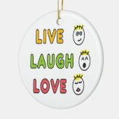 Leef Lach Lief Keramisch Ornament (Links)