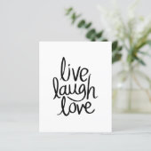 Leef Lach Lief – Klassieke Inspirerende Typografie (Staand voorkant)