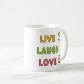 Leef Lach Lief Koffiemok (Voorkant rechts)