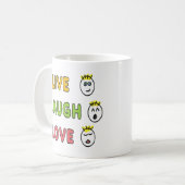 Leef Lach Lief Koffiemok (Voorkant links)