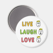 Leef Lach Lief Magneet (Voorkant / Achterkant)