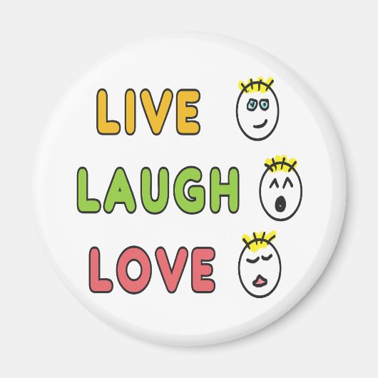 Leef Lach Lief Magneet (Voorkant)