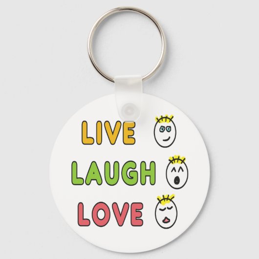 Leef Lach Lief Sleutelhanger (Voorkant)